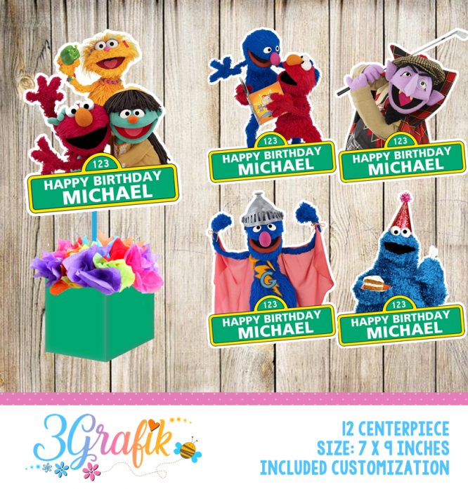 Sesame Street Centerpiece - Image 2