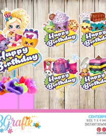 Shopkins Centerpiece Printable