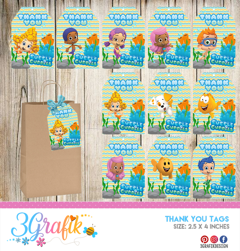 Super Mario Bros – Thank You Tags – Printable