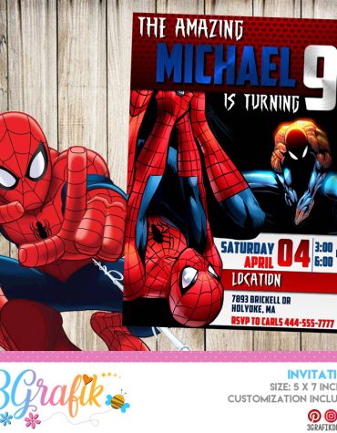 Spider Man Poster Template