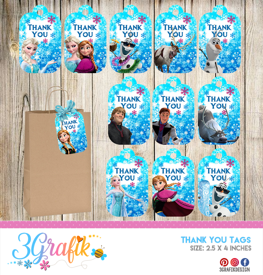 Free Frozen Thank You Printables