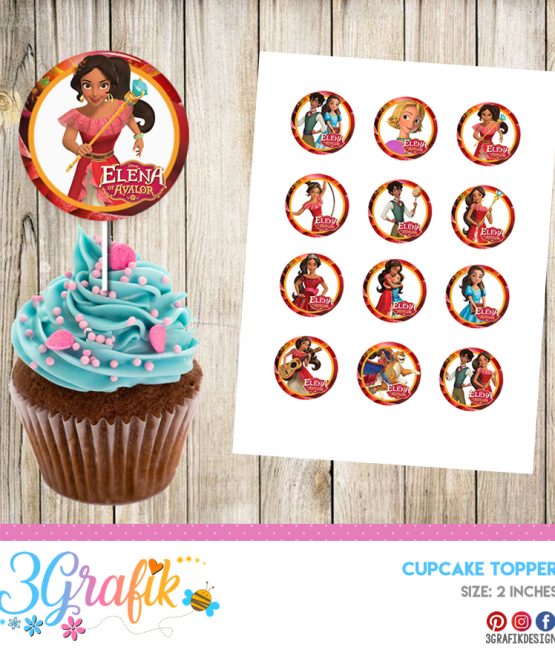 Tsum Tsum – Cupcake Topper – Printable - 3Grafik