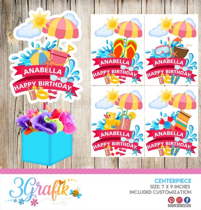 Summer Centerpiece Printable