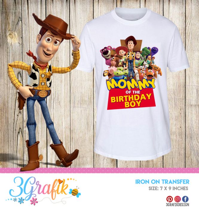 Toy Story Mommy – Iron on Transfer – Printable