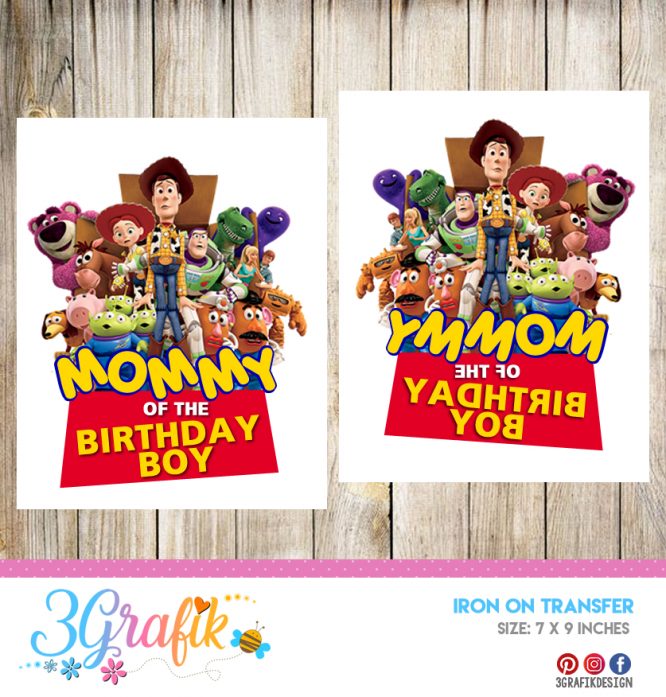 Toy Story Mommy – Iron on Transfer – Printable - Image 2