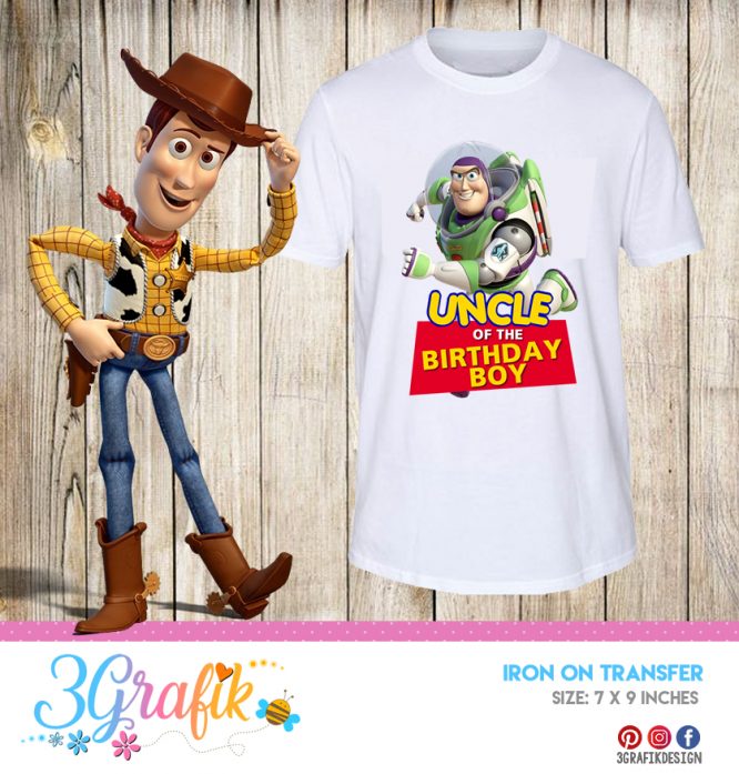 Toy Story Uncle – Iron on Transfer – Printable