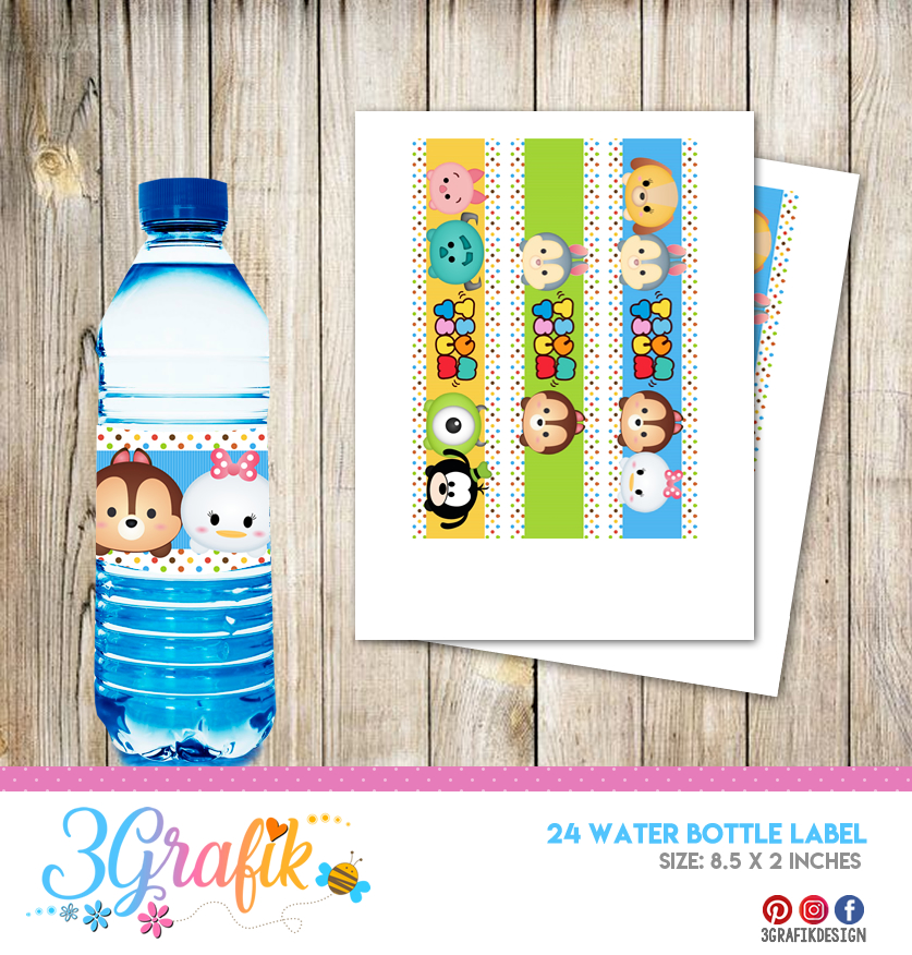 Free Printable Cocomelon water bottle labels