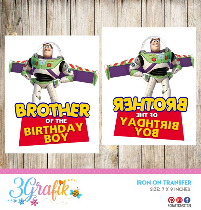 Toy Story Brother – Iron on Transfer – Printable - Image 2