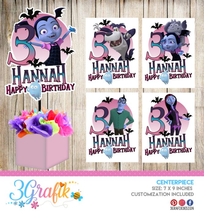 Vampirina Centerpiece