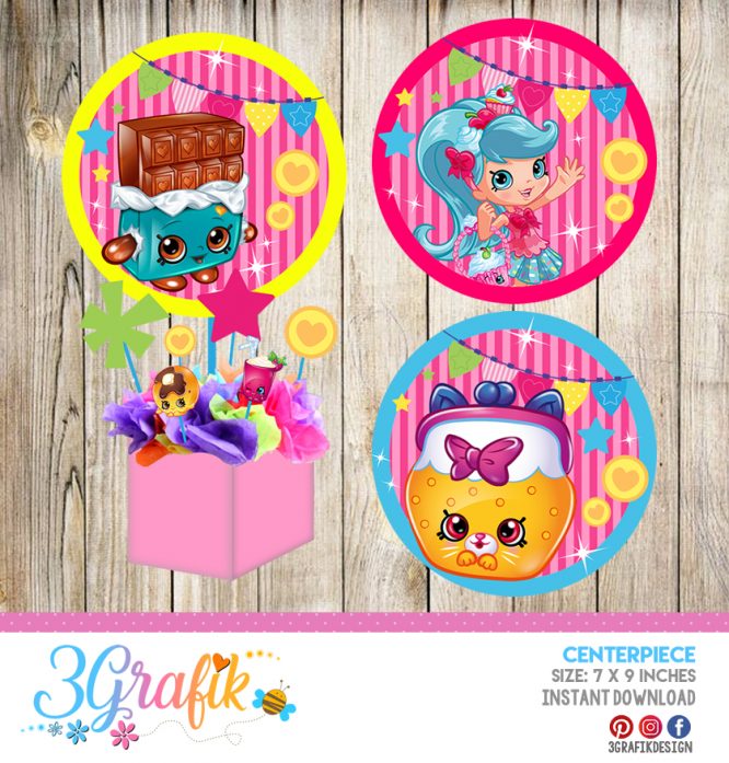 Shopkins Centerpiece Printable