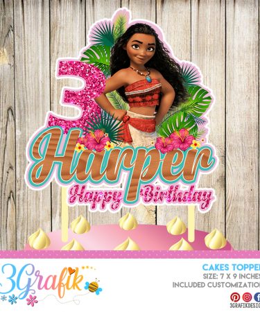 Moana Cakes Toppers Archives 3grafik Printable Products For Yours Party S Invitations Centerpieces Cupcakes More 3grafik