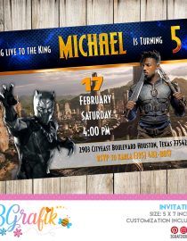 Black Panther Invitation