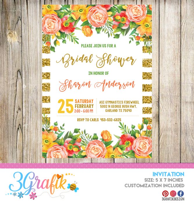 Bridal Shower – Invitation – Printable