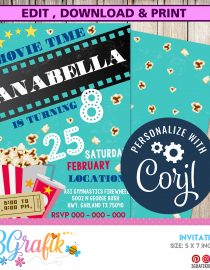 Cinema Party Invitation