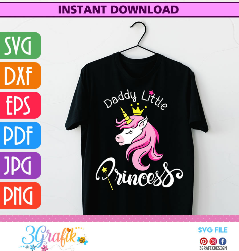 Download Little Princess Princess Unicorn Ideas Svg 3grafik PSD Mockup Templates