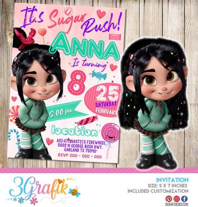 Wreck-It Ralph - Invitation - Printable