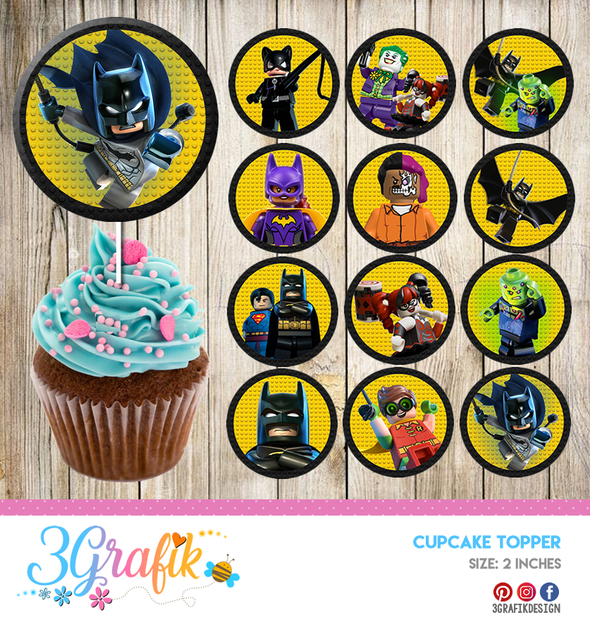 Batman - DC Inspired Custom Birthday Cake Topper Figurines | Cake Toppers |  Jessichu Creations