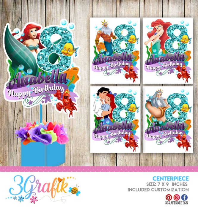 The Little Mermaid Centerpiece