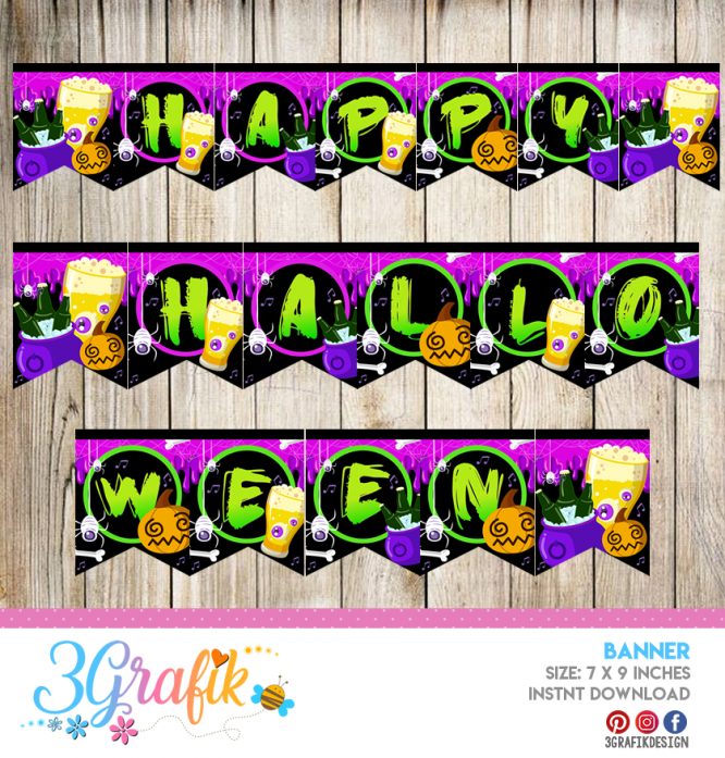 Halloween – Banner  – Printable