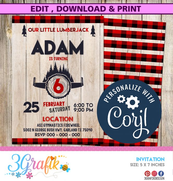 Lumberjack-Birhtday-Party-Invitation-editable