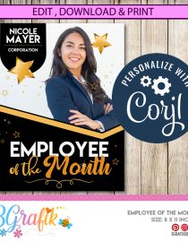 Employee of the Month Printable