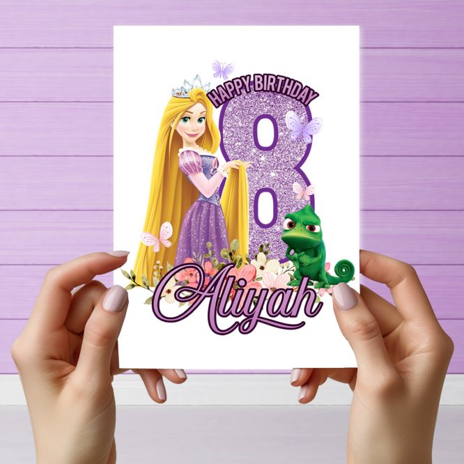 Rapunzel Cake Topper printable