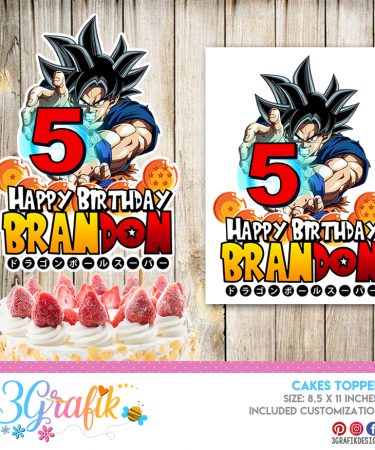 Download Dragon Ball Z Cake Archives 3grafik Printable Products For Yours Party S Invitations Centerpieces Cupcakes More 3grafik