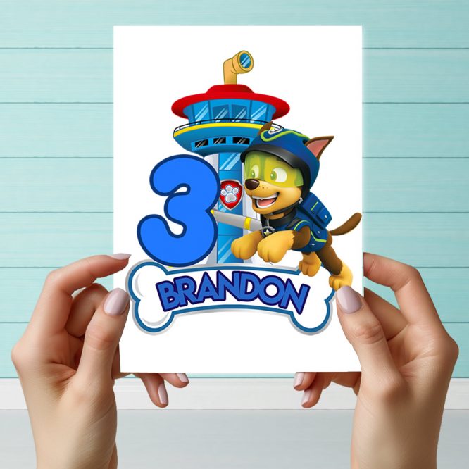 Paw Patrol Cake Topper