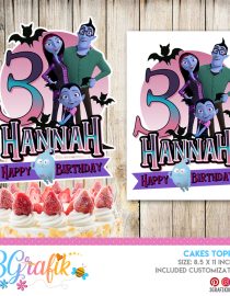 Vampirina printable Cake Topper