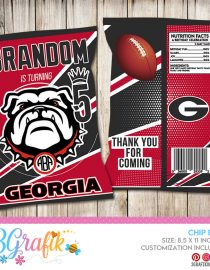 Georgia Bulldogs Chip bag