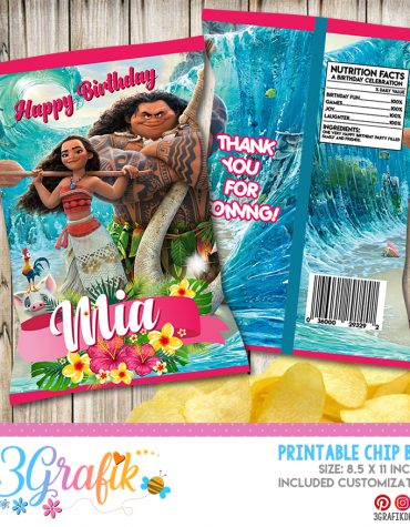 Moana Chip Bags