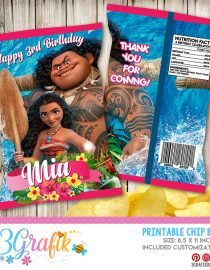 Moana Chip Bags Digital