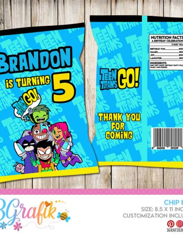 Teen Titans Chip Bag