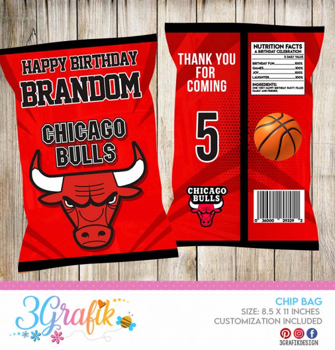 Chicago Bulls Chip Bag