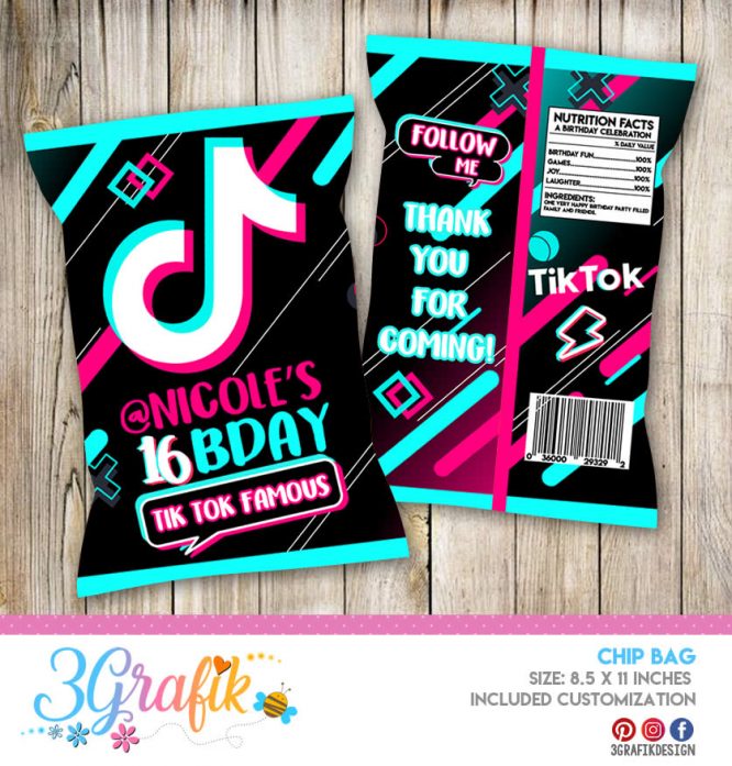 Tik Tok Chip Bag digital