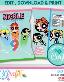 The PowerPuff girls Chip Bag