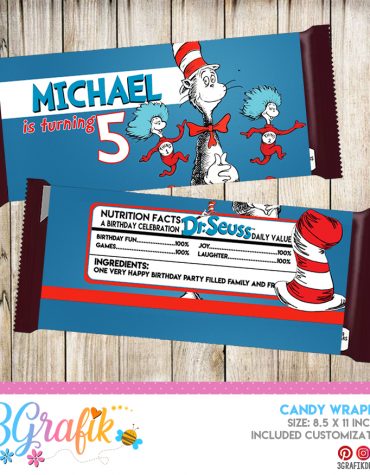 Dr. Seuss Candy Wrapper