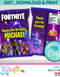 Fortnite Chip Bags Printable