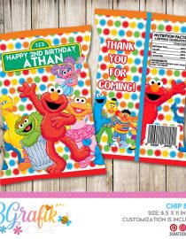 Sesame Street Chip Bags