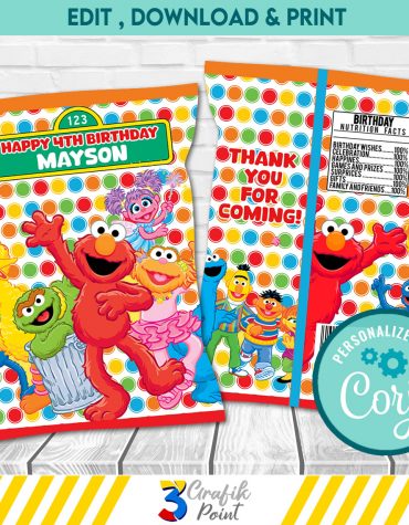 Sesame Street Chip Bags