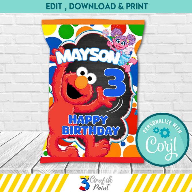 Sesame Street Chip Bag