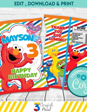 Sesame Street Chip Bag digital