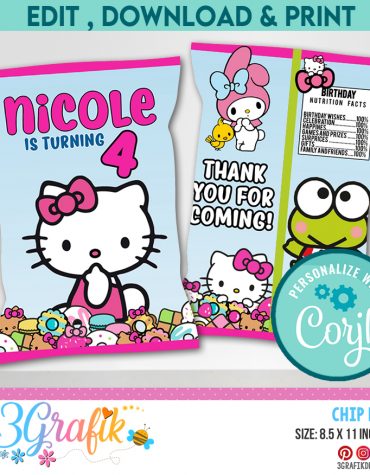 Hello Kitty Chip Bag