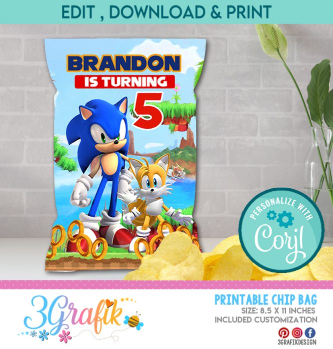 sonic chip bag