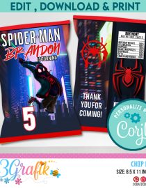 Spiderman Miles Morales Chip Bag Digital