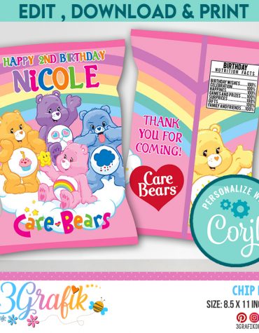 Care bears Chip Bag