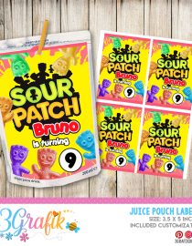 Sour Patch Chip Bag | Sour Patch Party | Sour Patch Birthday