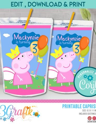 peppa pig caprisun