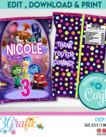 Inside Out Chip Bag template