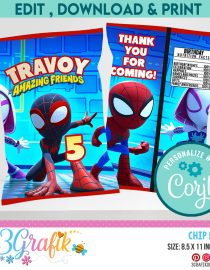 Spidey and His Amazing Friends Chip Bag